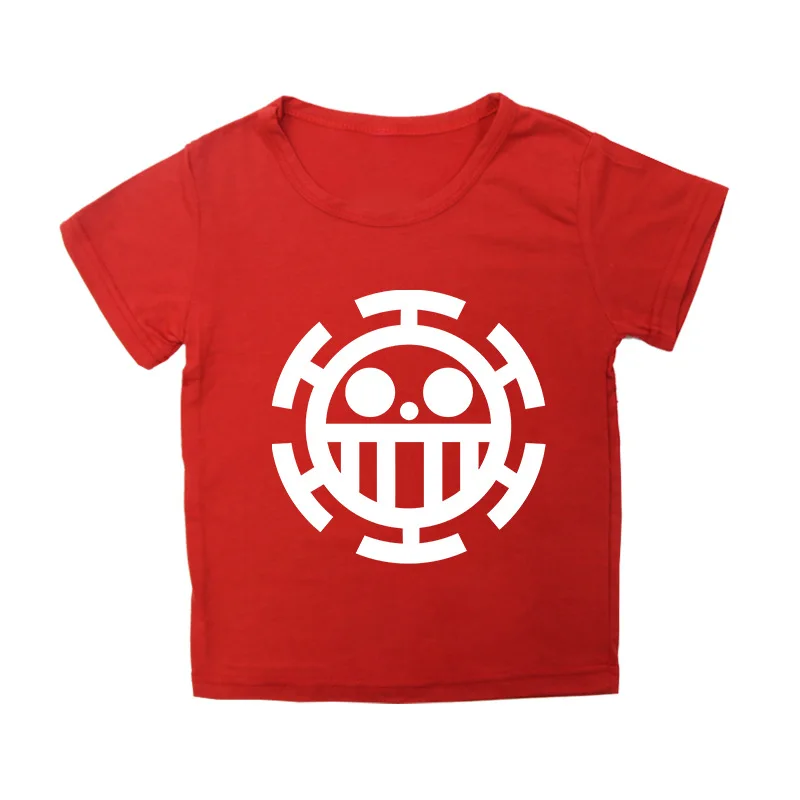 ONE PIECEPrinted kids T shirts cotton short sleeve T shirts for boys and girls top casual wear for kids