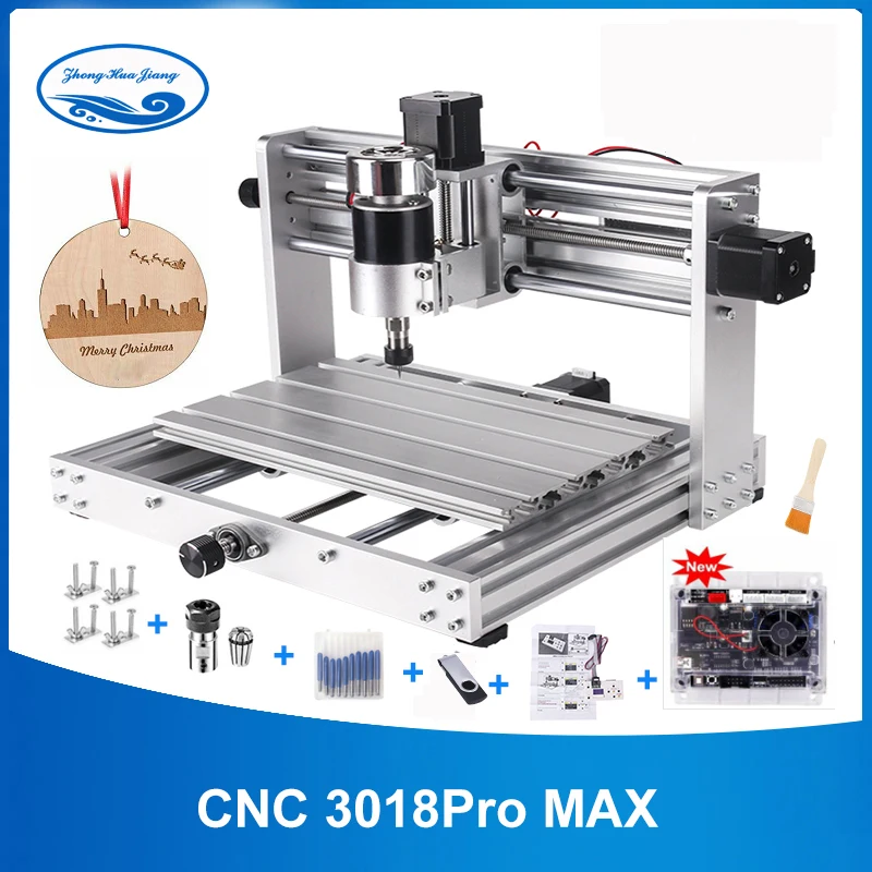 CNC 3018 Pro Макс гравер с 200 Вт шпиндель 15 большой мощности лазерная гравировка 3 оси pcb