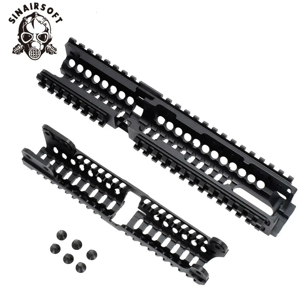 AK 47 Тактический Quad Rail Пикатинни Handguard системы ЧПУ алюминий полная длина тактический для АК AEG/GBB винтовки B30 B31