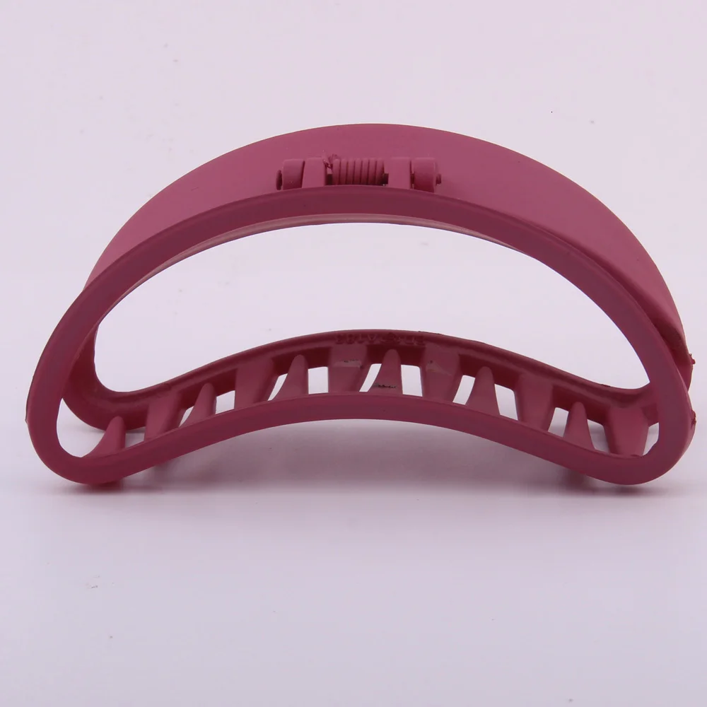 Новое прибытие Краб для волос окружающей среды пластиковый коготь для волос выдалбливают Луна дизайн зажимы большая голова конский хвост держатель для женщин