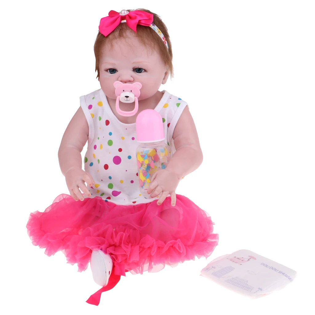 Кукла Reborn Baby Girl Real Life 18 дюймов новорожденный размер поддельная кукла для малышей
