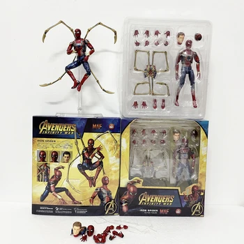 

Mafex Spideman Action Figure Avengers Endgame Infinity War Iron Spide Man Spideman 081 Action Figure Collectible Model Toy