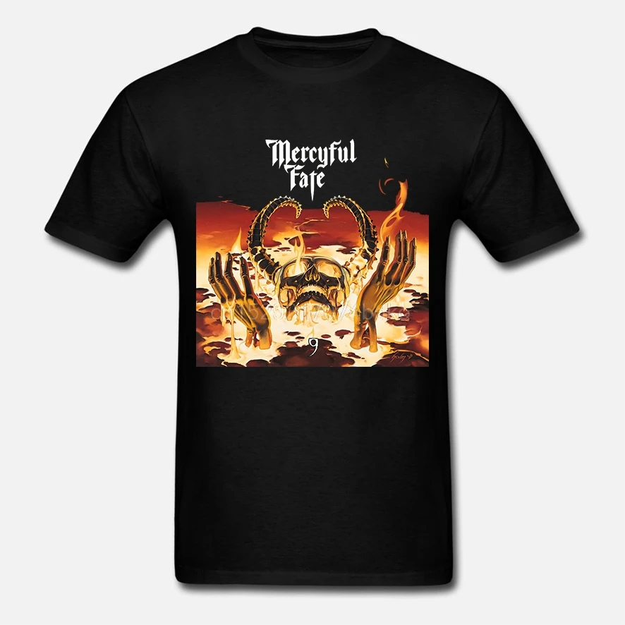 Новая футболка MERCYFUL FATE DON039T мужская и черная с клятвой рок-группы размеры S-3XL