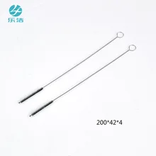 Малый диаметр щетка с нейлоновой трубкой для чистки нержавеющей стали маленькая щетка напрямую от производителя трубопровода соломы бутылки кисти