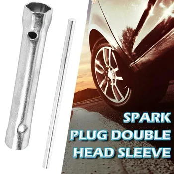 

16/18mm Socket Wrench 45# Steel 98g Steel T-bar Double end design Spark Plug