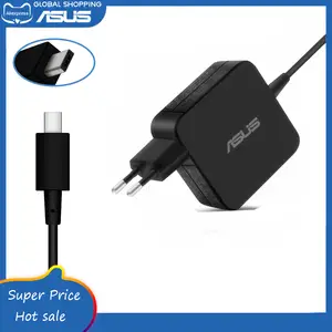 65W Chargeur PC USB C Ordinateur Portable pour ASUS Zenbook 14 13 UX425  UX425E UX325 UX325E UX435 UX391 UX490 Chromebook Flip C302 C302C C302S C213  C403N, Huawei Matebook, Chargeur ASUS USB C 