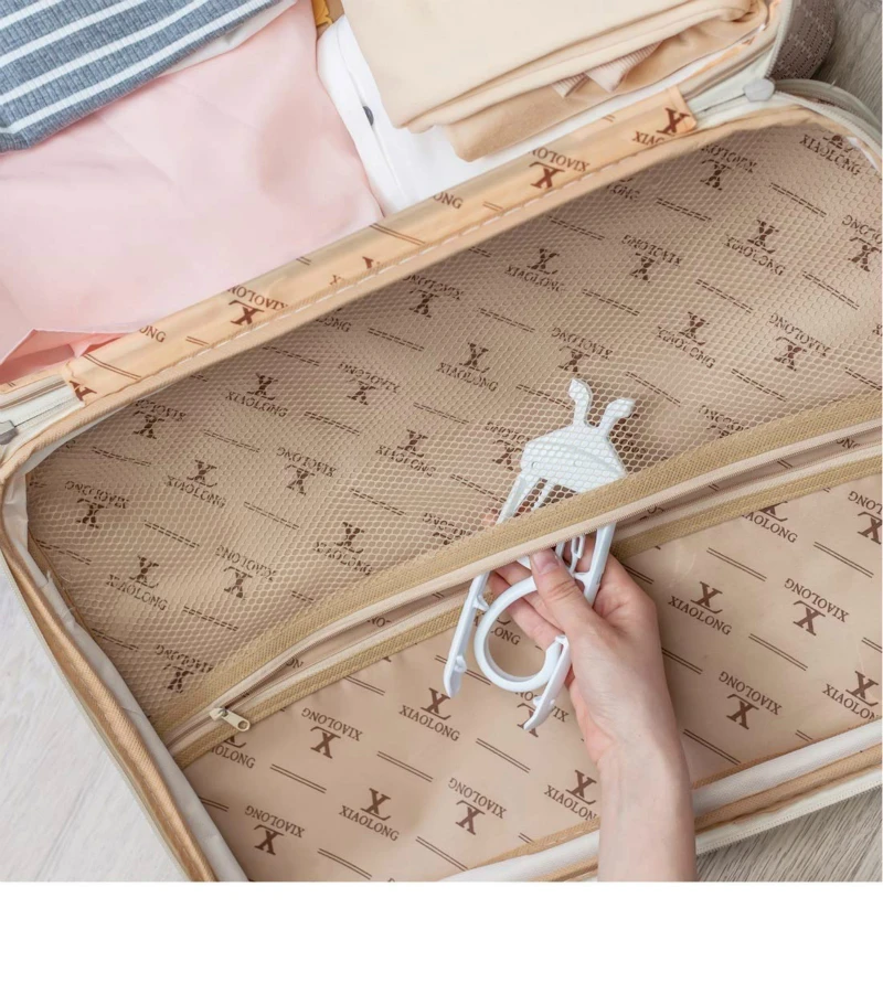Rotate Anti-Skid Folding Hanger Plastic Drying Rack Magic Clothes Hangers Space Saver Organizer Multi Functional Clothes Hangers
