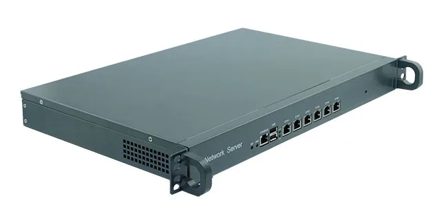 Сетевой серверный маршрутизатор 1U pfsenseIntel Celeron 3865U Security 6 Lan 1000M сетевое серверное