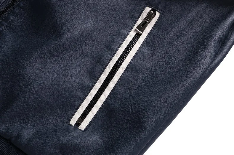 AliExpress осенне-зимняя мужская приталенная бархатная куртка из искусственной кожи с воротником-стойкой