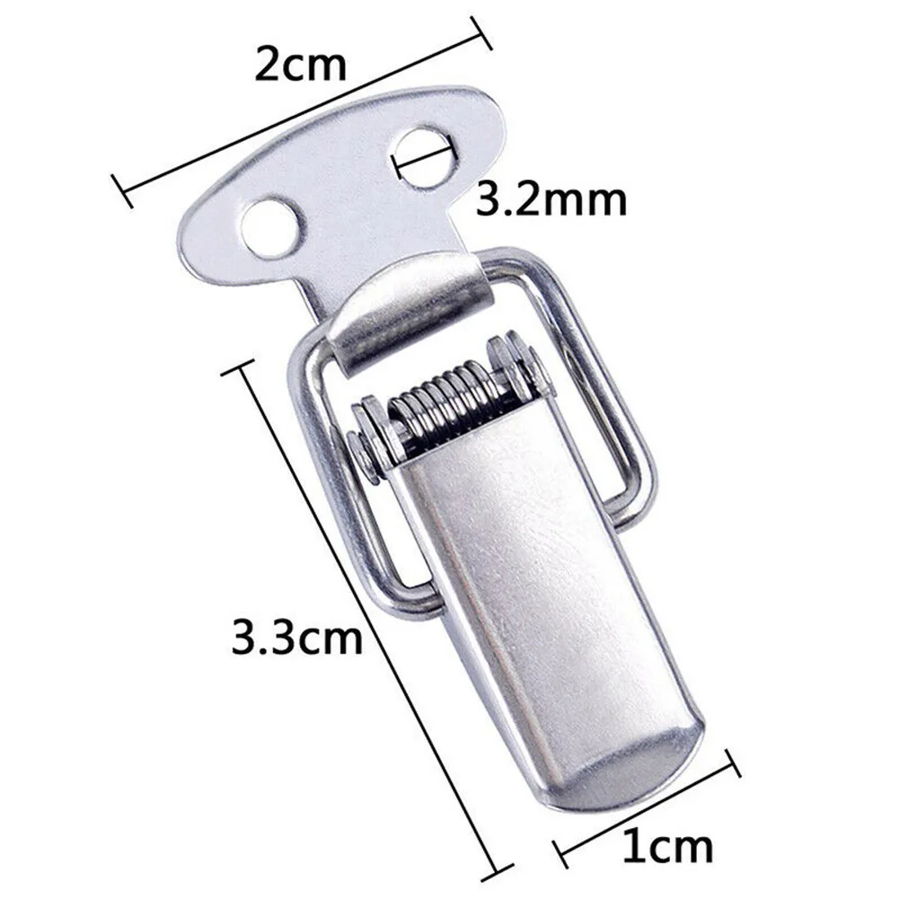4PCS Toggle Latches Spring Loaded Clamp Clip Case Box Latch Catch Toggle Tension Lock Lever Clasp Closures Crate Lock Snap
