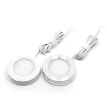 10 шт./лот 2 Вт светодиодные локальные светильники для подсветки шкафов светильник 12v D55* H13mm