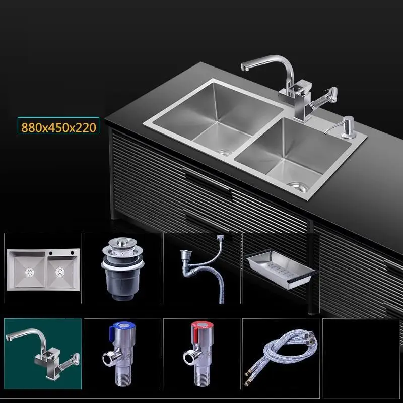 Version N Escurridor Portable Inox Evier Acero Inoxidable Cuba Afwasbak Kitchen Pia Cozinha De Cocina Fregadero Lavabo Vegetable Wash Sink - Цвет: Version N