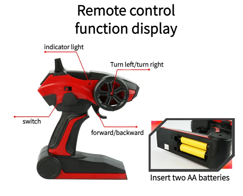 1:16 Short Card RC Wireless 2.4G High-speed Car Electric Racing Off-road Drift Children's Toys remote control toy car