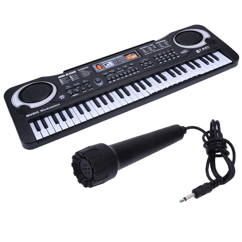  MQ 61 Keys Digital Music Electronic Keyboard Key Board Electric Piano Children Gift Eu Plug