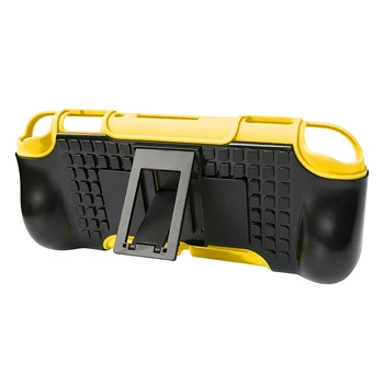 

2 in 1 Portable Hard Silica gel Protective Case Shell Back Cover with 2 Card Holders and Stand Base for Nintendo Switch Lite Con