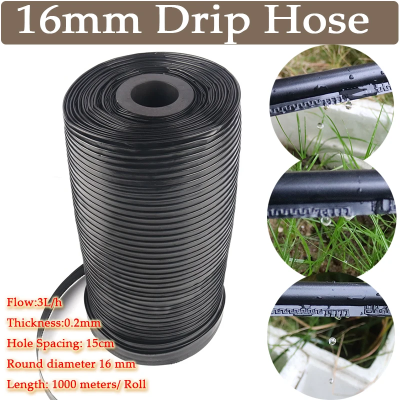 in ground sprinkler system kit 10~50m 3/4'' Φ20mm Micro Irrigation Spray Tape 0~5Holes Agricultural Irrigation Soft Hose Greenhouse Under Membrane Film Tube drip irrigation kits for small farms