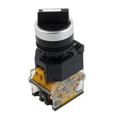 

415V 10A Latching On/Off 2 Position Rotary Selector Switch 22mm