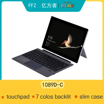 

Bluetooth Wireless Keybaord For Microsoft Surface 7 6/ Pro3/4 2017pro 12.2", Rechargable 550 Mah Battery and Backlight Slim Case