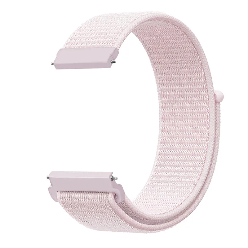 Pear Pink 20 мм 22 мм часы нейлоновый ремешок для Huami Amazfit BipSport петля ремешок для Huami Amazfit GtR 47 мм 42 мм ремешок/Stratos/Pace - Цвет ремешка: Pear Pink