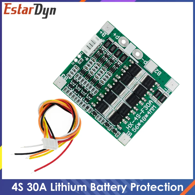 4S 30A 14.8V Li-ion Litio 18650 Batería BMS Packs Placa De Protección