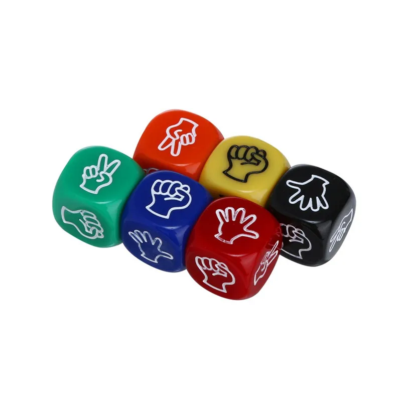 6 Pcs  multifaceted dice set of dance polyhedron multi-faceted acrylic dice dados de rpg  brand new dados poliedricos 30A20 (6)