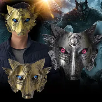 

Werewolf Wolf Mask Masquerade Cosplay Props Movie Theme Halloween Party Supplies Y4UD