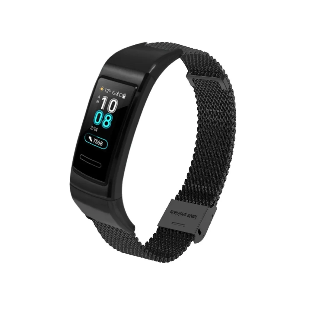 Ouhaobin браслет из нержавеющей стали для huawei Band 3, сменный ремешок на запястье для huawei Band 3 Pro Watch Band 1022#2