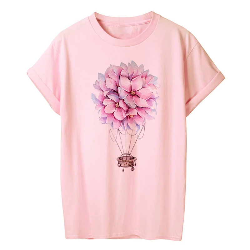 Yellow T Shirt Women 2020 New Summer Short Sleeve Floral Flower Fashion Lady Top Tshirt Ladies Womens Graphic Female Tee T-Shirt