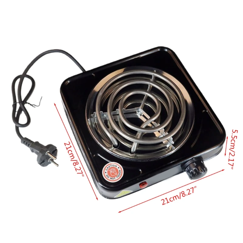 Портативная электрическая горелка для сохранения тепла, одинарная плита мини-конфорка с регулируемой температурой, бытовая техника для приготовления пищи