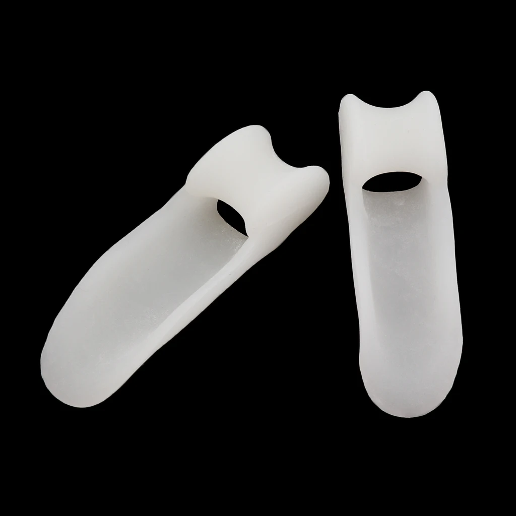 1 Pair Adult Bunionette Tailors Toe Relief Little Toe Pain Bunion Support Cushion Toe Separators Protective Gel Straighteners