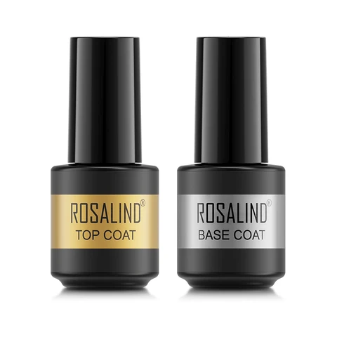 Base Top Gel Nail Polish Semi Permanent Gel Set Nail Art Design Basic Gel Soak Off Lacquer For Manicure 2PCS 7ml Gel