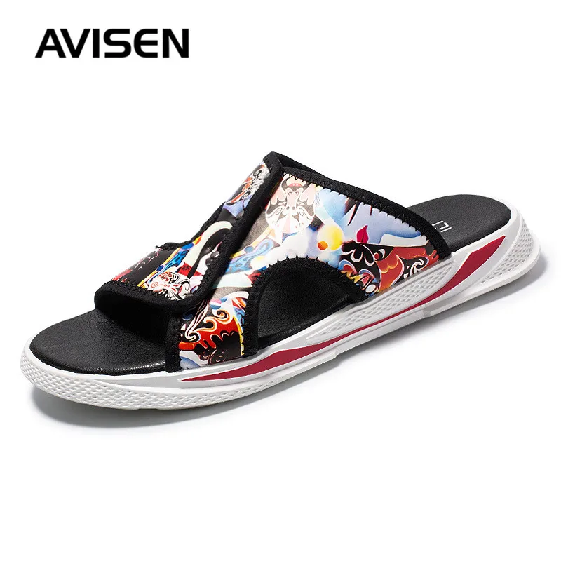 

Men Summer Flat Shoes Sandals Male Slipper Outdoor Beach Flip Flops Shoes Men Fashion Home Non-slip Breathable Slippers