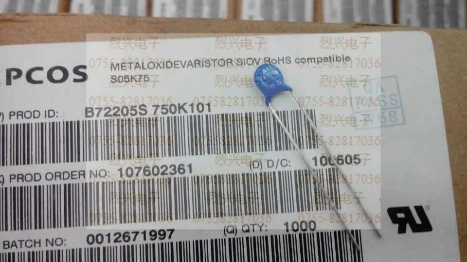 10 шт./B72205S 750K101 S05K75 05K75