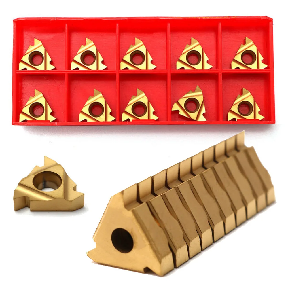 Металл 16IR AG60 вставки токарный станок с ЧПУ Карбид набор резьбы резка токарные расходные материалы