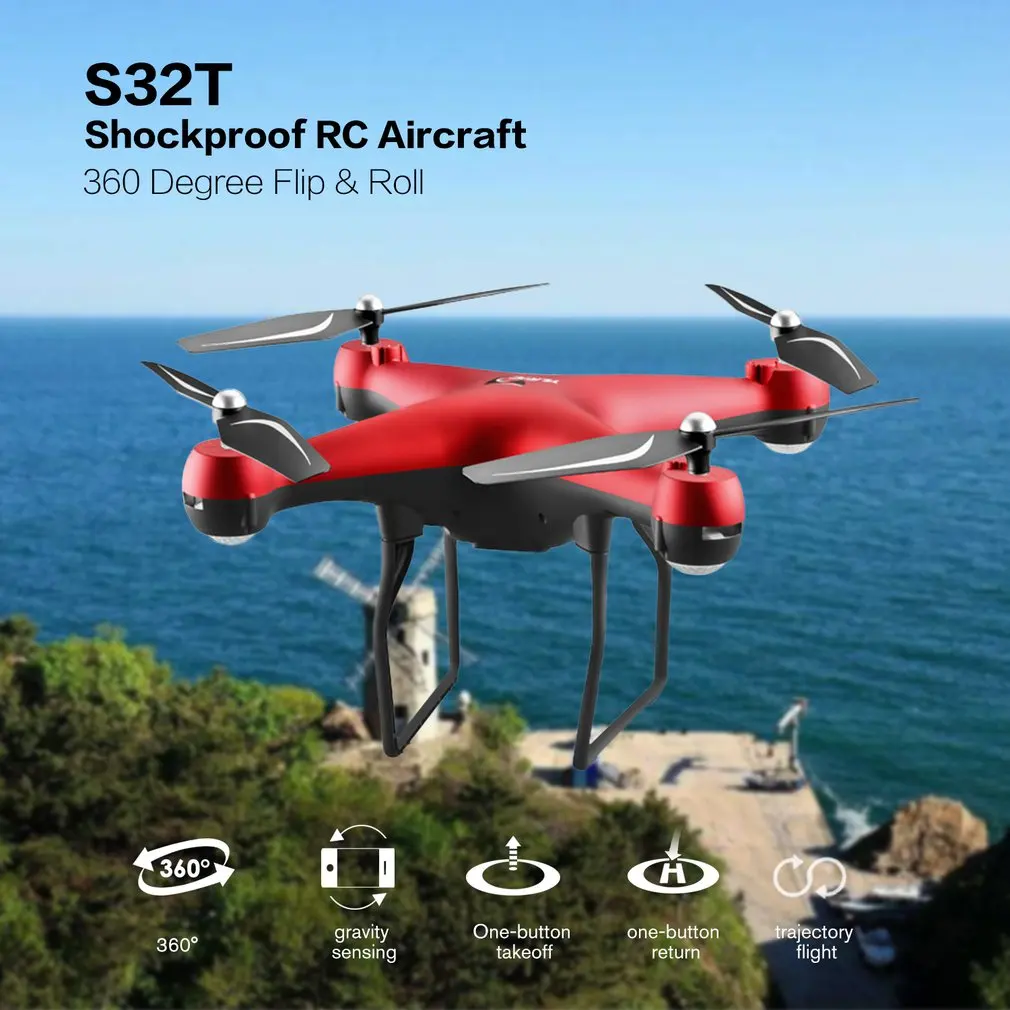 S32T Дрон ESC VR3D режим 360 градусов флип и ролл ESC объектив долгий срок службы батареи Дрон удержание высоты противоударный RC самолет