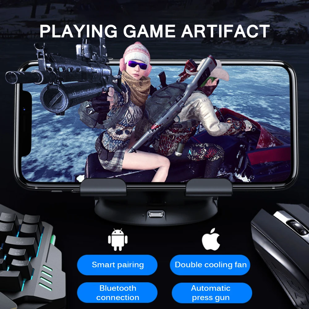 Phone Keyboard Converter For PUBG Mobile Gamepad Controller Gaming Keyboard Mouse Converter For Android ForiPhone Phone