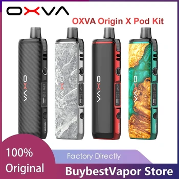 

Original OXVA Origin X 60W 18650 Pod Kit with 3ml Pod Powered By Single 18650 Battery NO Battery Vape kit vs Aegis boost /Drag x