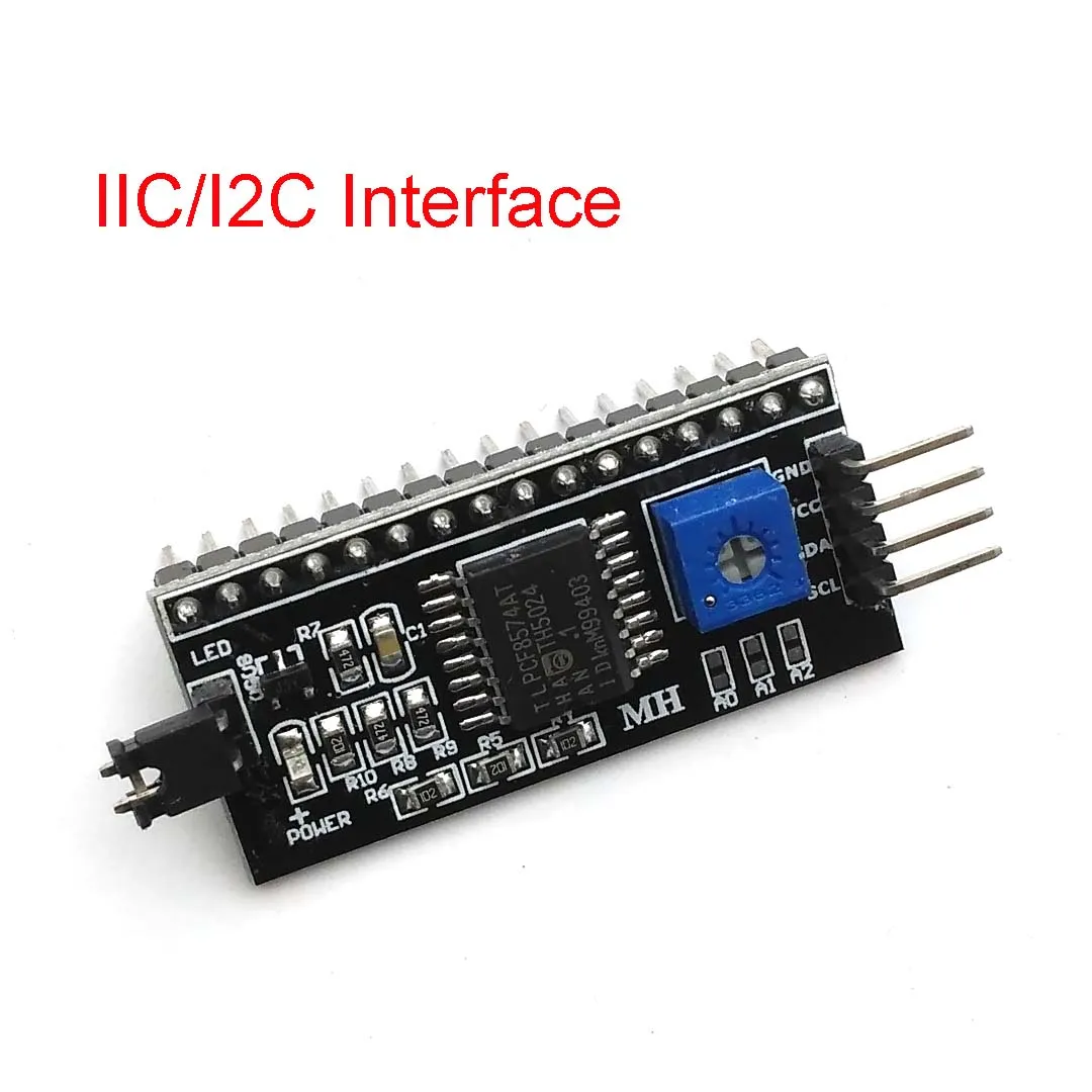 Межсоединений интегральных схем I2C TWI последовательный интерфейс SPI порт платы 1602 2004 ЖК дисплей 1602 переходная пластина ЖК дисплей адаптера преобразователя постоянного тока с PCF8574