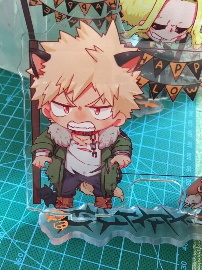 My Hero Academy izku Bakugo Shoto Eijiro акриловая подставка для липких заметок, реквизит для косплея, подарки