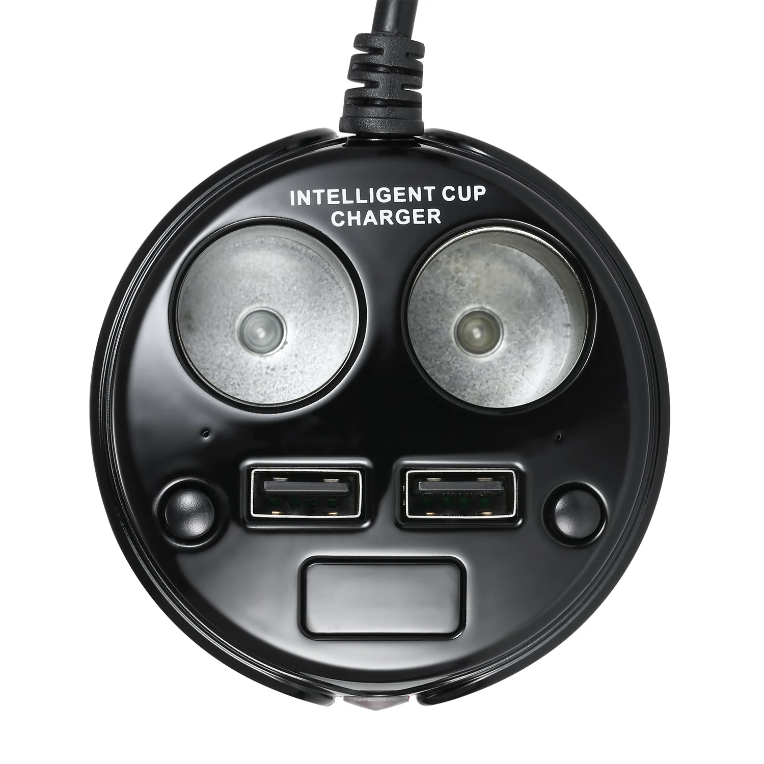Автомобильное зарядное устройство, адаптер для прикуривателя с 2 usb-портами цифровой дисплей экран авто прикуриватели розетки адаптер питания вилка