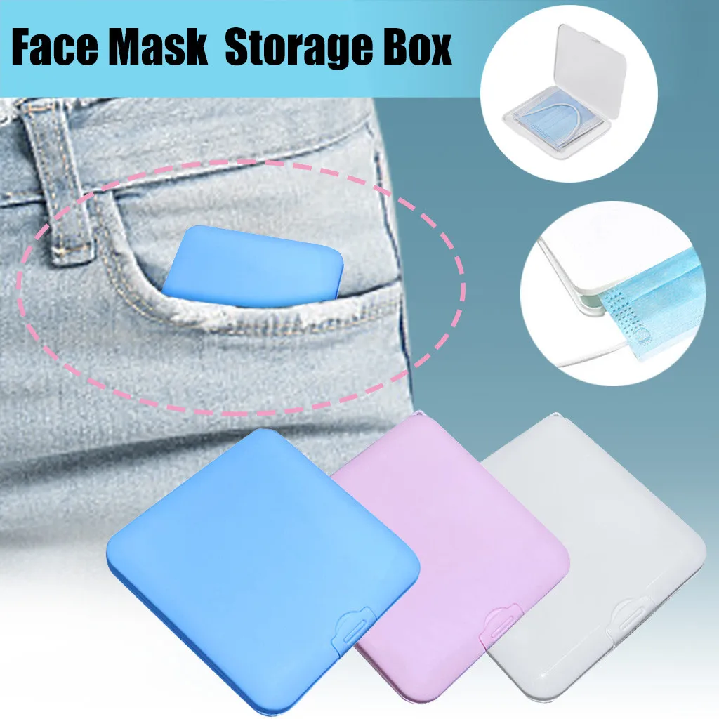 1PCS Portable Face Mask Storage Bag Mouth Cover Case Anti Pollution Facemask Mascarilla Mascarillas | Спорт и развлечения