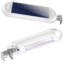 Горячий Солнечный желоб светильник s наружный, супер яркий 18 светодиодный светильник на палубе водонепроницаемые настенные лампы с сумерками до рассвета для садового забора гаража Pathw