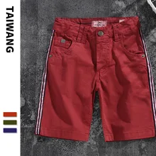 Повседневные штаны для мальчиков летний стиль, популярные Брендовые спортивные короткие шорты однотонные штаны-шаровары для детей от 4 до 14 лет