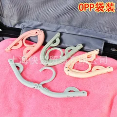 Multi-functional Anti-slip Clothes Hanger Folding Hanger Magic Travel Clothes Hanger Plastic Clothes Hanger Manufacturers Direct