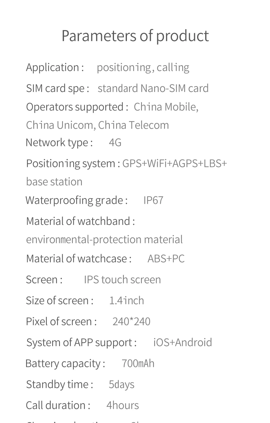 696 A60 4G умные детские wifi часы фитнес-браслет часы с gps подключены водонепроницаемые детские мобильные умные часы для детей