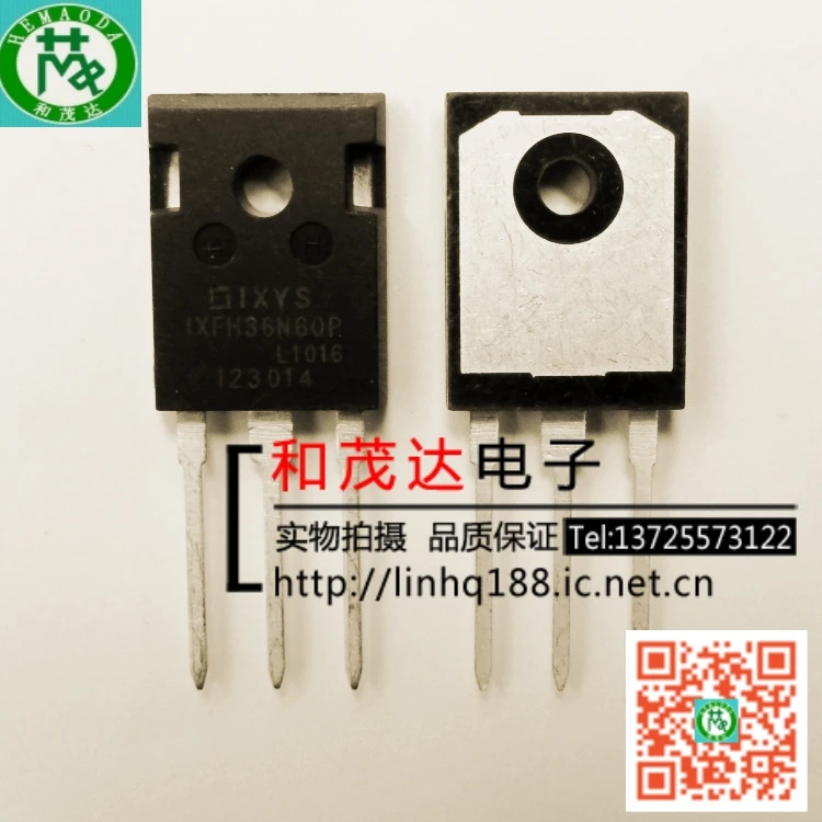 2 шт./IXFH36N60P 600V 36A TO-247