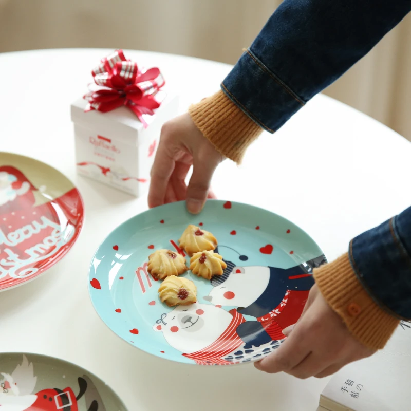 Christmas ceramic plate (1)