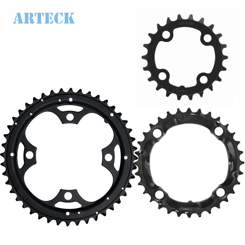 Bike Replacement Chainring 22t 32t 44t Carbon Steel Bike Crankset Chain Ring Mtb Road Bike