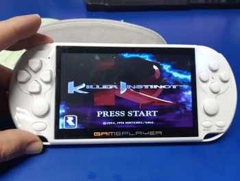 

32/64/128 Bit 5" LCD X9 plus Double rocker 16G Handheld Retro Game Console Video MP5 TF Card for GBA/NES 10000 games