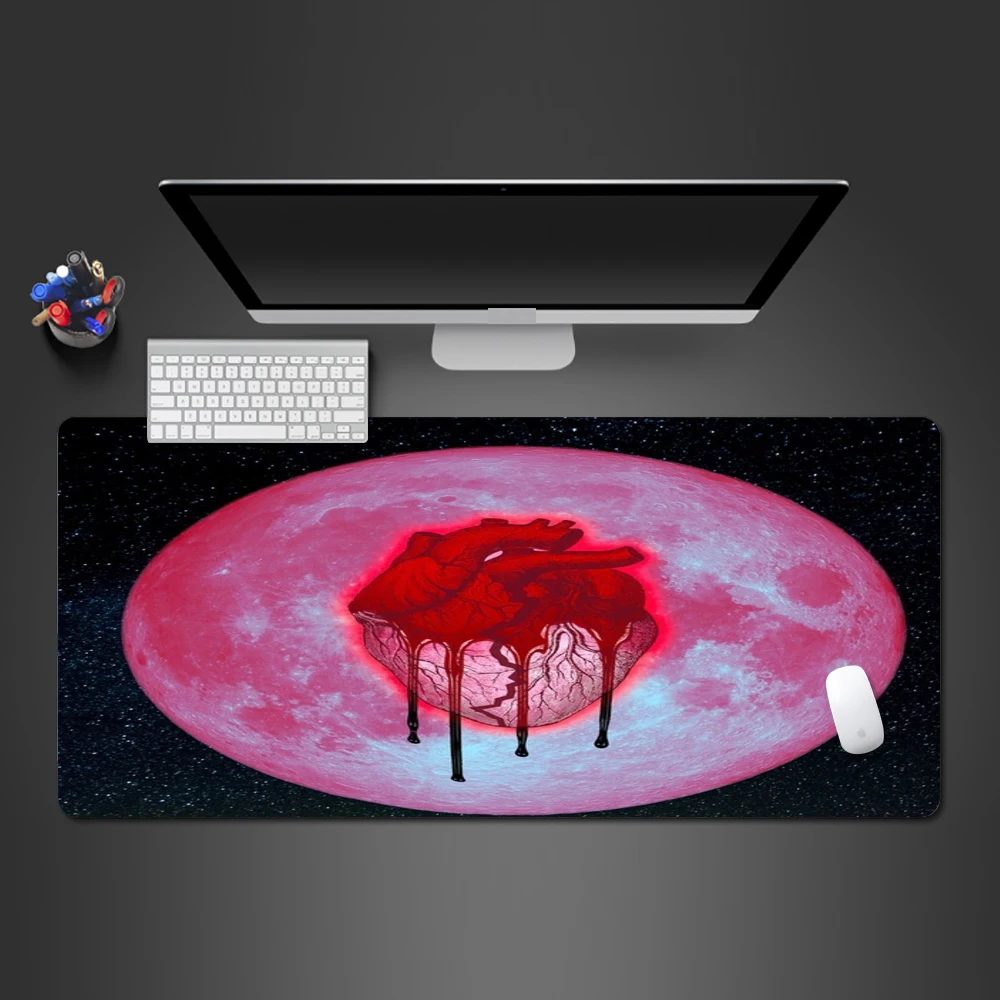 Коврик для мыши Bloody Heart Of The Moon высокое качество геймеры большие игровые коврики